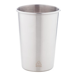 Becher aus recyceltem Edelstahl Redisha Mono, silber