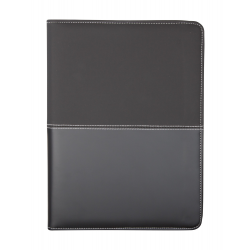 Dokumentenmappe Duotone Zip, schwarz