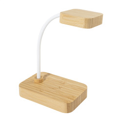 Multifunktionale Schreibtischlampe VoltGlow, weiß/natur