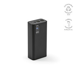 "Hertz Powerbank" Powerbank aus rABS mit 30.000 mAh mit LED-Anzeige, lädt auch Laptops
