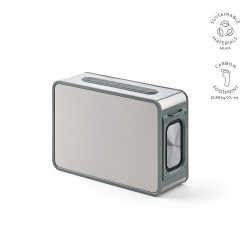 "Jouncer Speaker" Lautsprecher aus rABS, 15.600 mAh, 80 W, 30 Stunden Wiedergabezeit