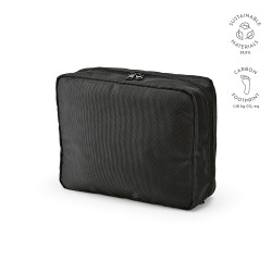 "Venice Toiletry Bag" 4,5L Kulturtasche aus rPET mit PU-Beschichtung und Aufhängehaken