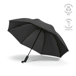 Presley 23" Taschenschirm aus rPET. Mit umgekehrtem Schließmechanismus Presley 23" Taschenschirm aus rPET. Mit umgekehrtem Schließmechanismus