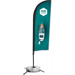 Beachflag "Gerade" mit Kreuzfuß Beachflag "Gerade" mit Kreuzfuß