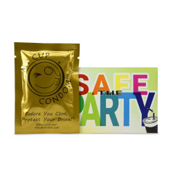 Briefchen mit Glasabdeckung My Cup Condom Briefchen mit Glasabdeckung My Cup Condom