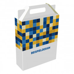 Faltschachteln mit Tragegriff und Automatikboden