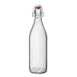Glasflasche "Giara" mit Bügelverschluss, 1,0 l
