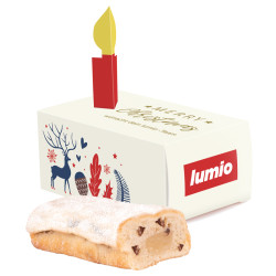 Gratulationsbox L KuchenMeister Ministollen mit Marzipankern