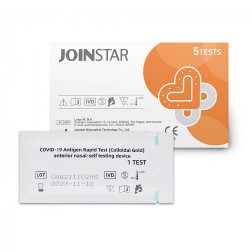 COVID-19 Antigen-Schnelltests (verpackt als 5er-Set), Joinstar Biomedical Technology Co. Ltd.
