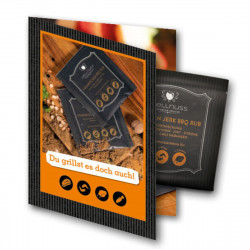 Portionsbeutel Gewürzmischung (10g) in der Klappkarte Portionsbeutel Gewürzmischung (10g) in der Klappkarte