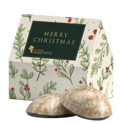 Lebkuchen "Haus" WEISS 4er Lebkuchen Mini