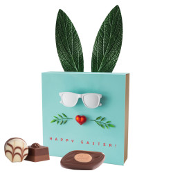 Lindt Präsent im Werbeschuber "Hasenohren"