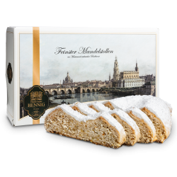 750g Edler Mandelstollen im Geschenkkarton