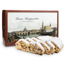 750g Edler Marzipanstollen im Geschenkkarton