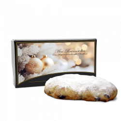 250g Mini-Rosinenstollen im Geschenkkarton
