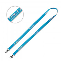 Flaches Polyester mit 2 Metallkarabinern