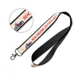 Polyester Lanyard mit sublimiertem Satinbezug