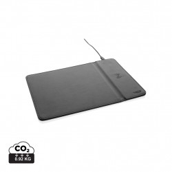 Swiss Peak RCS recyceltes 10W Wireless-Charging PU Mauspad Swiss Peak RCS recyceltes 10W Wireless-Charging PU Mauspad