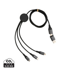 Terra 60W 120cm 6-in-1-Kabel aus RCS recyceltem Aluminium
