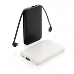 5.000 mAh Powerbank mit integriertem Kabel 5.000 mAh Powerbank mit integriertem Kabel