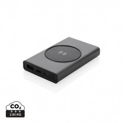 Terra 5000mAh Powerbank  aus RCS Aluminium, 5W Wireless Terra 5000mAh Powerbank  aus RCS Aluminium, 5W Wireless