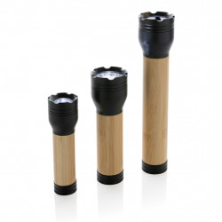 Lucid 5W Taschenlampe aus RCS recyceltem Kunststoff & Bambus Lucid 5W Taschenlampe aus RCS recyceltem Kunststoff & Bambus