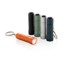 Flash Schlüsselanhänger-Taschenlampe aus RCS rec. Aluminium Flash Schlüsselanhänger-Taschenlampe aus RCS rec. Aluminium