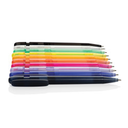 Devin transparenter Stift aus GRS zertifiziertem rABS Devin transparenter Stift aus GRS zertifiziertem rABS