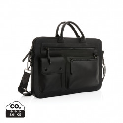 Swiss Peak 14" Laptoptasche aus GRS recyceltem PU Swiss Peak 14" Laptoptasche aus GRS recyceltem PU