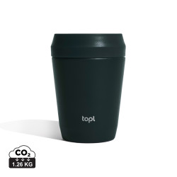 Topl-Trinkbecher aus rec. Stahl mit 360-Grad-Deckel 236ml