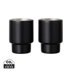 VINGA Nagano RCS recycelte Edelstahlbecher, 2er-Set