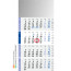 4-Monats-Einblattkalender Logic, modernes Design