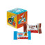 Mini-Promo-Würfel mit Kinder Schokolade Mini, Kinder bueno Mini Mix