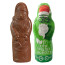 Veganer Maxi-Schoko-Weihnachtsmann mit individuellem Motiv