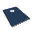 Schreibblock DIN A4 mit Hardcover Ring Wire, 75 Blatt