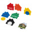 Chiphalter mit 1€-Chip "Haus", blau