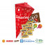 WELCOME GOODIE BAG - 1 M&M´s „Choco“ (45 g), 4 HARIBO Goldbären Tütchen (je 10 g), 2 Chupa Chups Lutscher