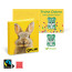 Werbe-Klappkarte "Osterhase", vegan