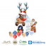 3D Präsent „Rentier“ mit süßer Füllung Weihnachten