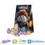 Werbetasche mit süßer Füllung - 6 Stück (ca. 48 g) Milka Kugeln und ein Milka Weihnachtsmann (ca. 15 g)