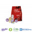 Präsent „Christmas Minis“ - 4 Stück (ca. 43 g) Milka Kugeln und ein Milka Weihnachtsmann