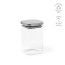 "Delacroix 1200 Canister" Behälter aus Borosilikatglas, 1270 ml mit Deckel aus recyceltem Edelstahl