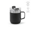 Shinano Tasse recycelter Edelstahl, 440 ml. Doppelwandig mit drehbarem Deckel