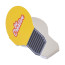 Individueller Haftnotizblock CreaStick Bulb, weiß