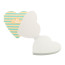 Individueller Haftnotizblock CreaStick Seed Heart, weiß
