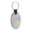 Schlüsselanhänger (oval) Aluudy B, silber