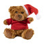 RPET Plüsch-Weihnachtsteddy Mjuknalle, rot/braun