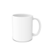 Keramiktasse weiß "Seidenmatt"  