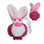 MiniFeet® Hundespielzeug Knotentier Hase
