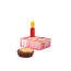 Minikuchen in Gratulationsbox